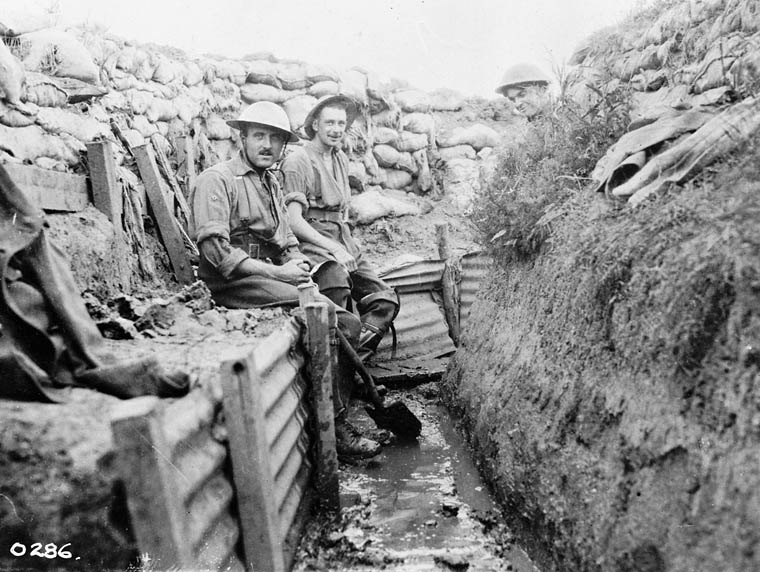 What is trench warfare?