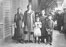 Arrivée d'immigrants juifs russes à Québec