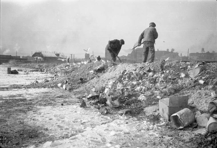 A Toronto dump before the invention of garbage bags