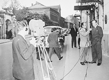 René Lévesque interviews Lester B. Pearson, Moscow, ca. 1955