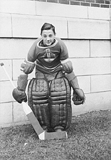 Jacques Plante, Shawinigan, Quebec, ca. 1944