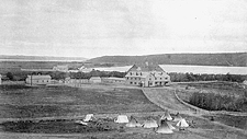 Qu'Appelle Indian Industrial School, Saskatchewan, ca. 1885