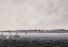 Arrivée à Norway House, en bordure du grand lac Winnipeg, 1821