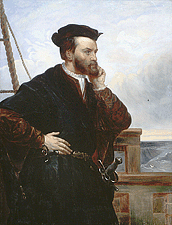 Imaginary Portrait of Jacques Cartier, by Théophile Hamel, ca. 1844