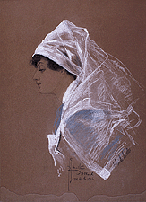 Blanche Lavallée, 1916, by Richard George Mathews