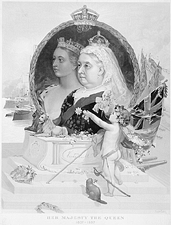 Her Majesty The Queen (Victoria), Toronto Lithographing Co., ca. 1897