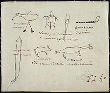 Aboriginal totem signatures, the Great Peace of Montreal, 1701