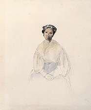 Unidentified Woman, by Lady Caroline Estcourt, 1838-1839