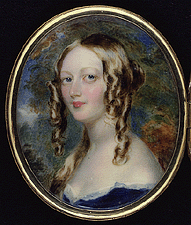 Miniature of Jane Ellice (1814-1864), ca. 1841, by William Charles Ross