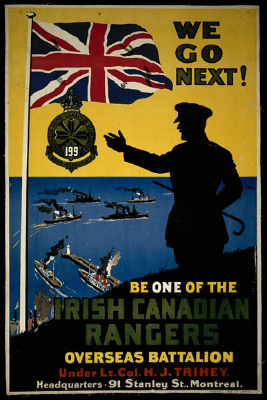 First World War War recruitment poster 