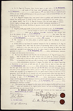 Lucy Maud Montgomery's contract for Anne of Green Gables, 1907