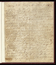 Rapport d'un voyage jusqu'aux Rocheuses, 1801