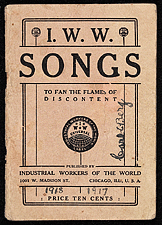 Recueil de chansons publié par le syndicat Industrial Workers of the World, v. 1917