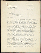 Letter from Thomas Murray to Richard A. Rigg