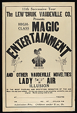 Advertisement for the Lewchuk Vaudeville Show