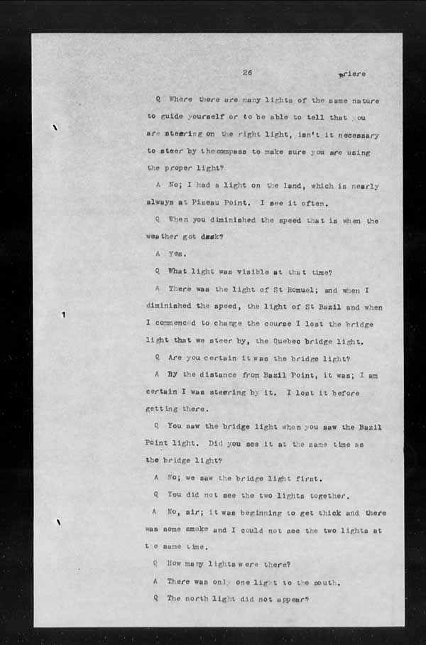 Wrecks, Casualties and Salvage - Formal Investigations - S.S. INISHOWEN HEAD