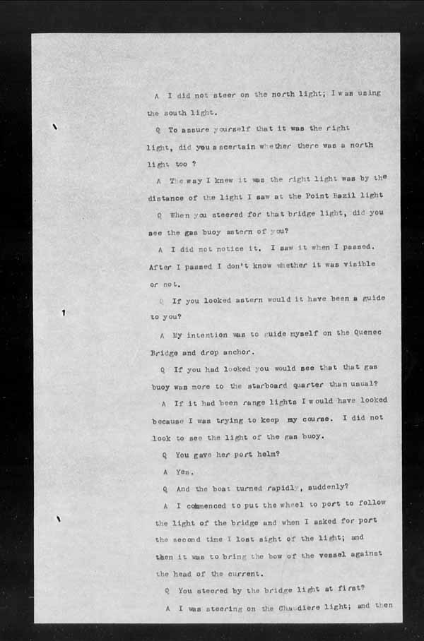 Wrecks, Casualties and Salvage - Formal Investigations - S.S. INISHOWEN HEAD