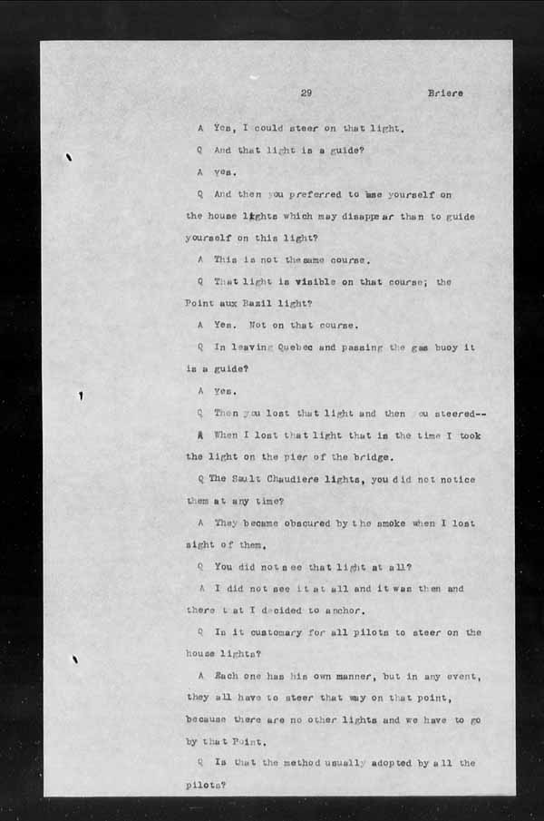Wrecks, Casualties and Salvage - Formal Investigations - S.S. INISHOWEN HEAD