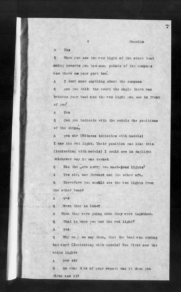 Wrecks, Casualties and Salvage - Formal Investigations - Collision Between S.S. HERO and CHIEFTAN III