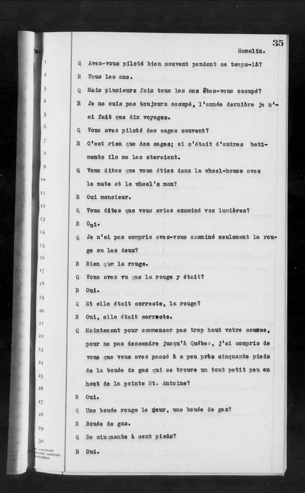 Wrecks, Casualties and Salvage - Formal Investigations - Collision Between S.S. HERO and CHIEFTAN III