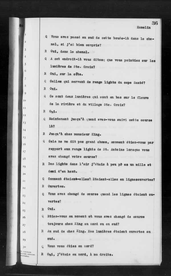 Wrecks, Casualties and Salvage - Formal Investigations - Collision Between S.S. HERO and CHIEFTAN III