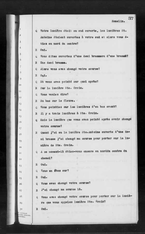 Wrecks, Casualties and Salvage - Formal Investigations - Collision Between S.S. HERO and CHIEFTAN III