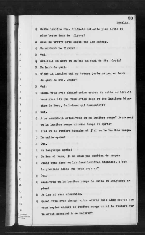 Wrecks, Casualties and Salvage - Formal Investigations - Collision Between S.S. HERO and CHIEFTAN III