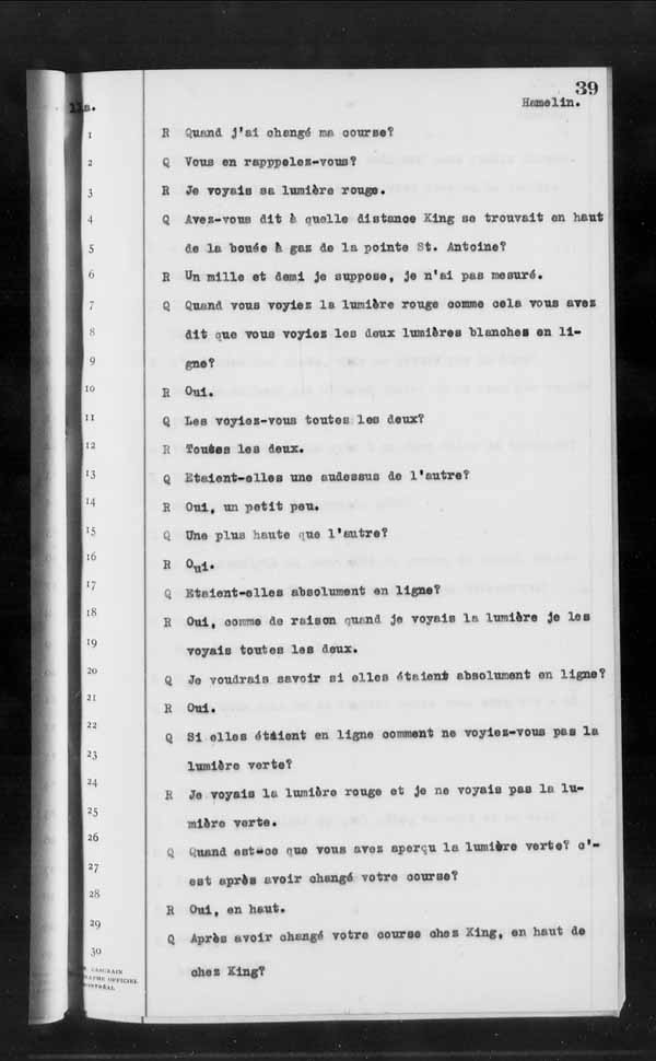Wrecks, Casualties and Salvage - Formal Investigations - Collision Between S.S. HERO and CHIEFTAN III