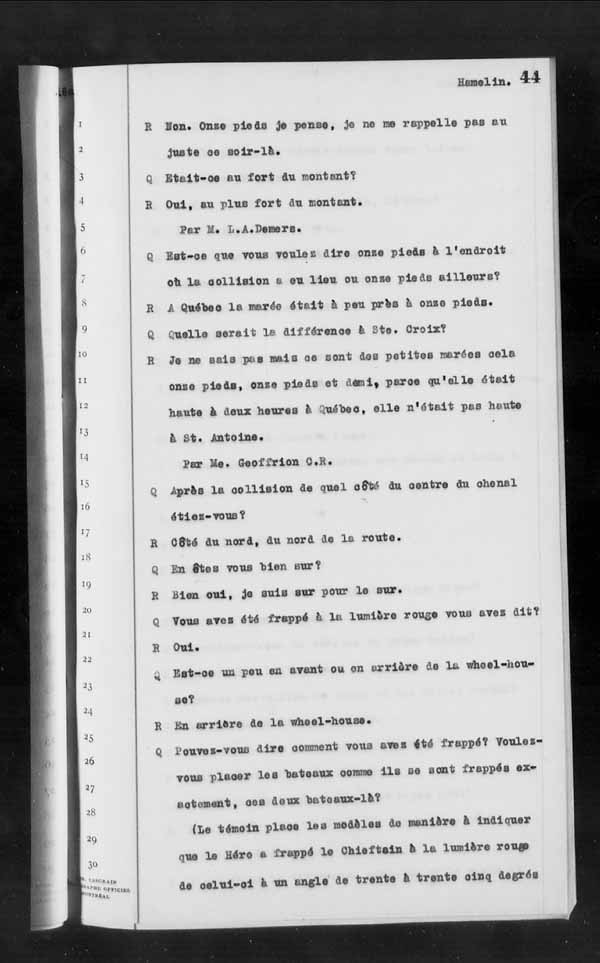 Wrecks, Casualties and Salvage - Formal Investigations - Collision Between S.S. HERO and CHIEFTAN III
