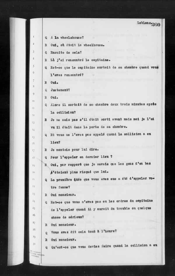 Wrecks, Casualties and Salvage - Formal Investigations - Collision Between S.S. HERO and CHIEFTAN III