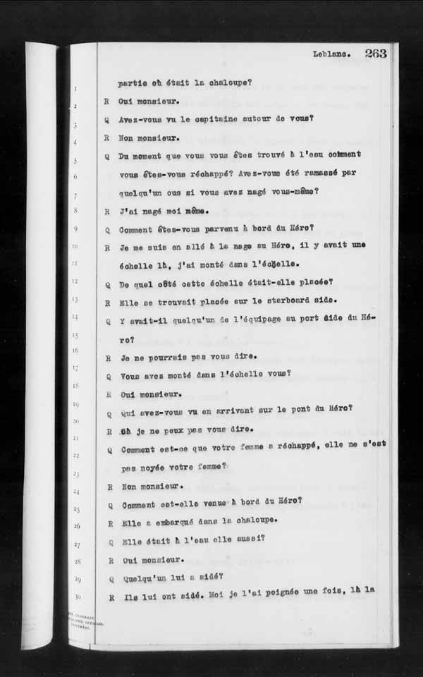 Wrecks, Casualties and Salvage - Formal Investigations - Collision Between S.S. HERO and CHIEFTAN III