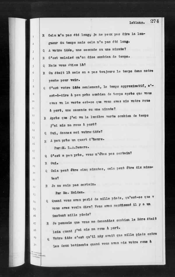 Wrecks, Casualties and Salvage - Formal Investigations - Collision Between S.S. HERO and CHIEFTAN III