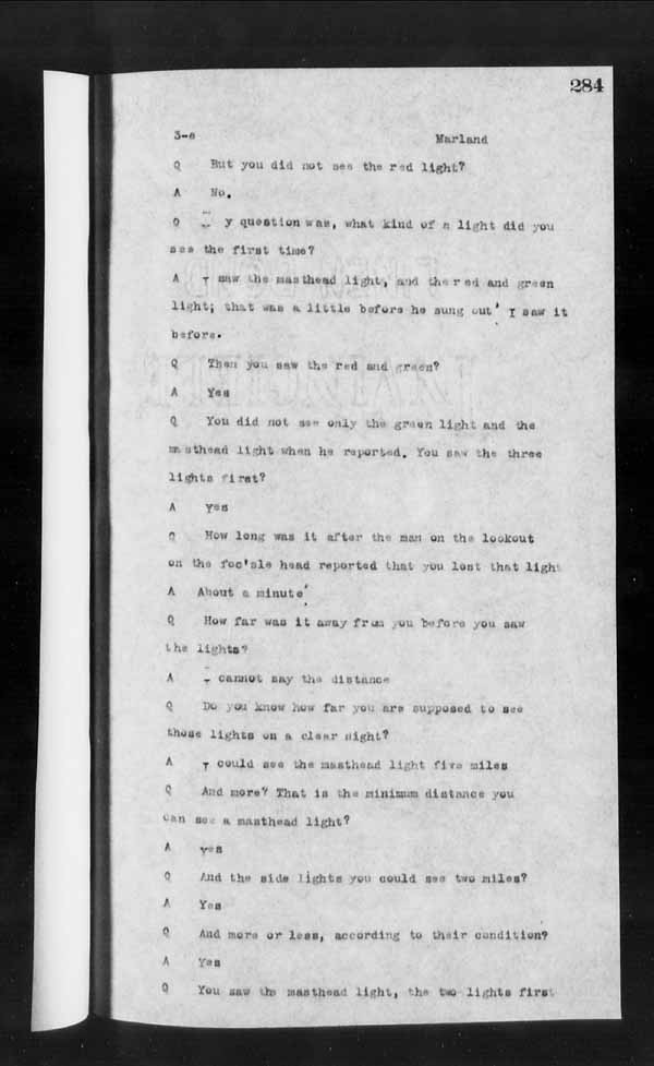 Wrecks, Casualties and Salvage - Formal Investigations - Collision Between S.S. HERO and CHIEFTAN III