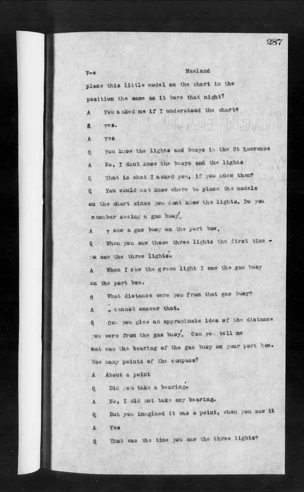 Wrecks, Casualties and Salvage - Formal Investigations - Collision Between S.S. HERO and CHIEFTAN III