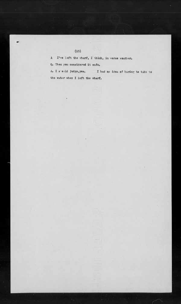 Wrecks, Casualties and Salvage - Formal Investigations - Collision Between S.S. IROQUOIS and NONAME