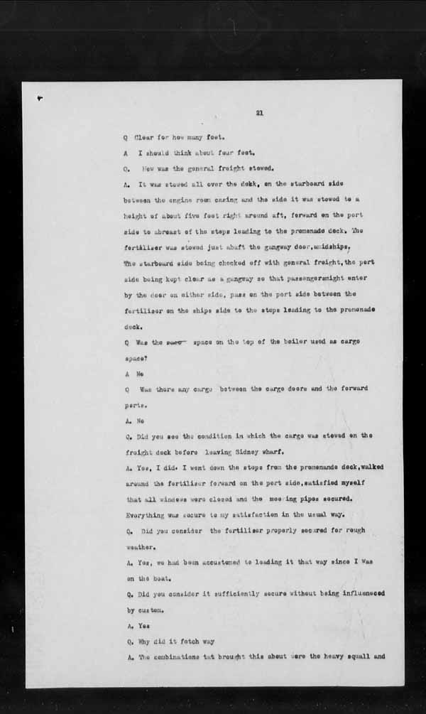 Wrecks, Casualties and Salvage - Formal Investigations - Collision Between S.S. IROQUOIS and NONAME