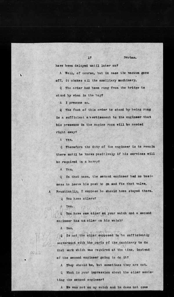 Wrecks, Casualties and Salvage - Formal Investigations - Collision between PELLATT and HANLAN