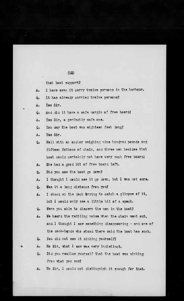 Wrecks, Casualties and Salvage - Formal Investigations - S.S. CAMBODIA