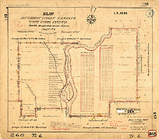 Plan de la réserve indienne de Muskoday, rivière Saskatchewan Sud