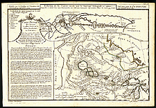 Ouest canadien , 1754, par Philippe Buache