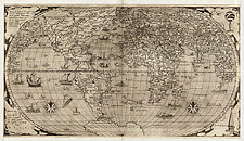 Map of the world, 1565, by Paolo Forlani