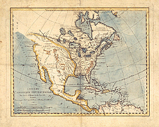 North America, 1743, by Jacques-Nicolas Bellin