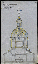 Proposed Dome for City Hall, Kingston, Ontario 1908, Power and Sons Architects, Kingston, Ontario