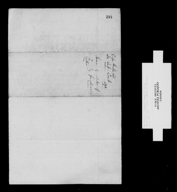 Title: Sir John Thompson fonds - Diary and Other Material - Mikan Number: 123663 - Microform: c-10706