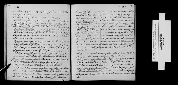 Title: Sir John Thompson fonds - Diary and Other Material - Mikan Number: 123663 - Microform: c-10707