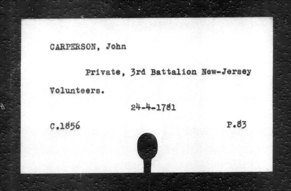 Titre : Archives militaires et navales britanniques (RG 8, srie C) - INDEX SEULEMENT - N d'enregistrement Mikan : 105012 - Microforme : c-11799