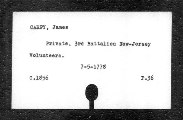 Title: British Military and Naval Records (RG 8, C Series) - INDEX ONLY - Mikan Number: 105012 - Microform: c-11799