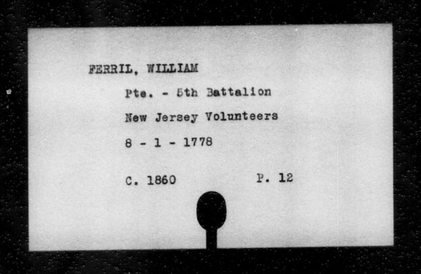 Title: British Military and Naval Records (RG 8, C Series) - INDEX ONLY - Mikan Number: 105012 - Microform: c-11812