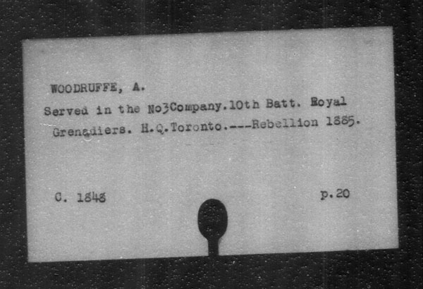 Title: British Military and Naval Records (RG 8, C Series) - INDEX ONLY - Mikan Number: 105012 - Microform: c-11870