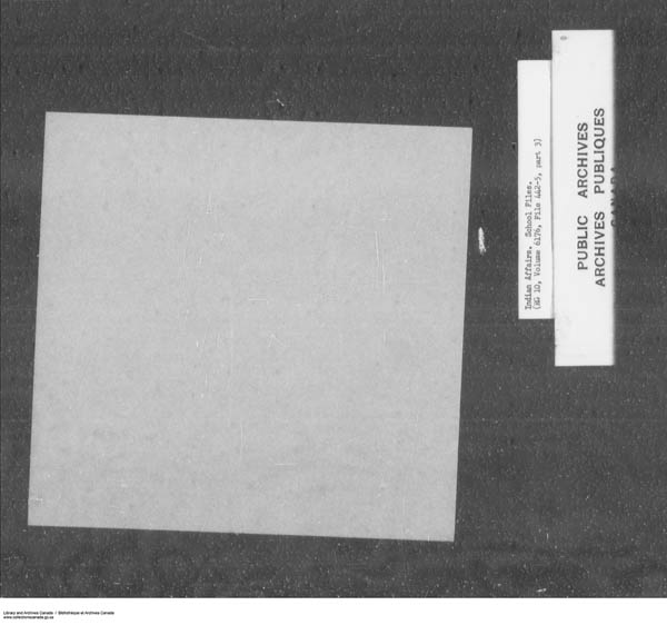 Titre : Srie des dossiers relatifs aux coles - 1879-1953 (RG10) - N d'enregistrement Mikan : 161918 - Microforme : c-7913